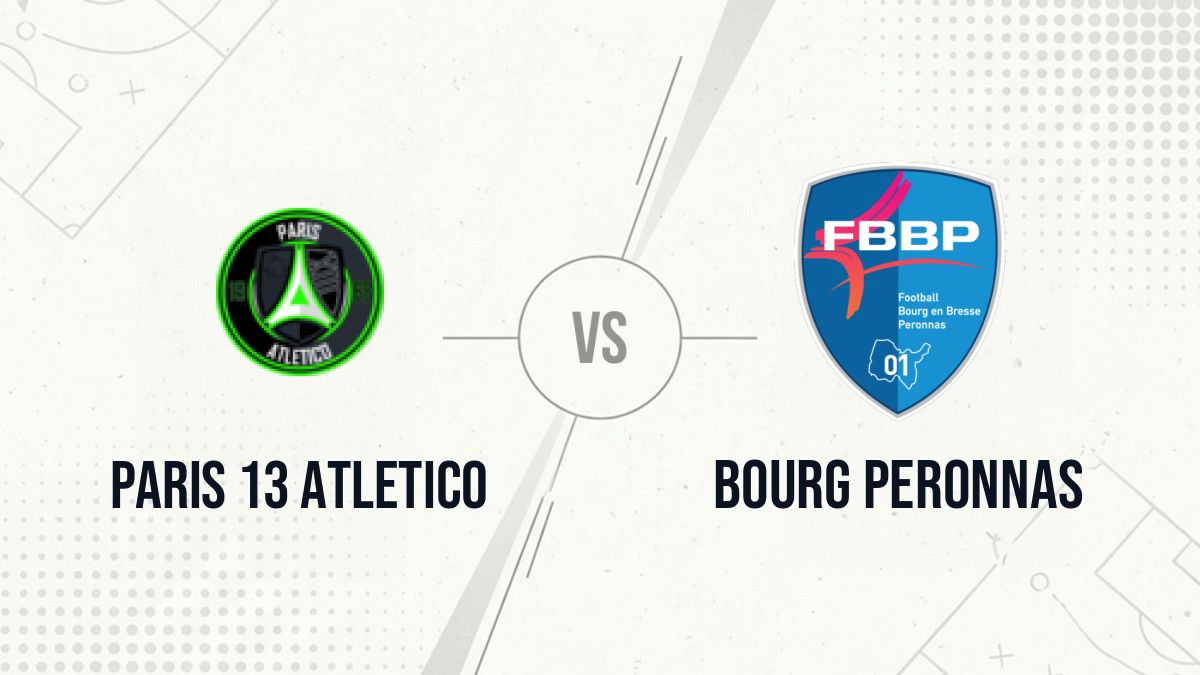 Pronostic Paris 13 Atletico Bourg Peronnas