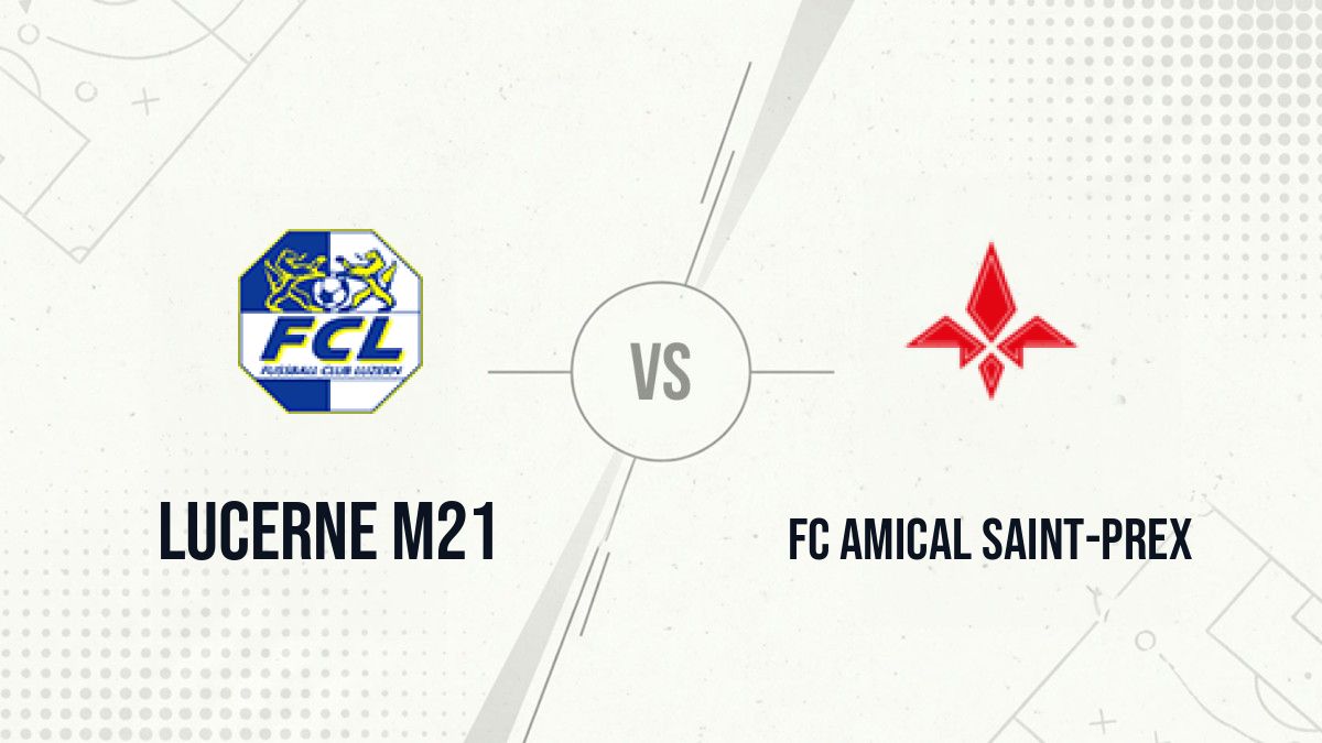 Pronostic Lucerne M21 FC Amical Saint-Prex