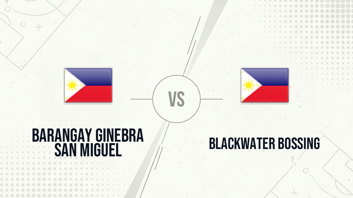 Pronostic Barangay Ginebra San Miguel Blackwater Bossing