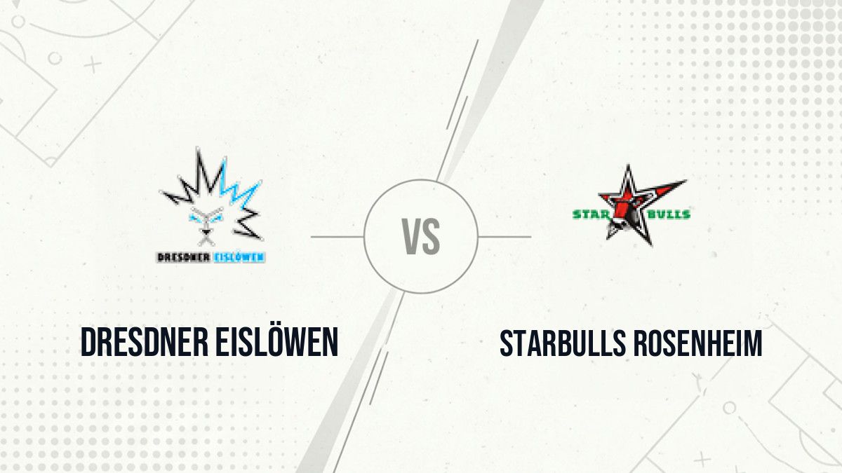 Pronostic Dresdner Eislöwen Starbulls Rosenheim