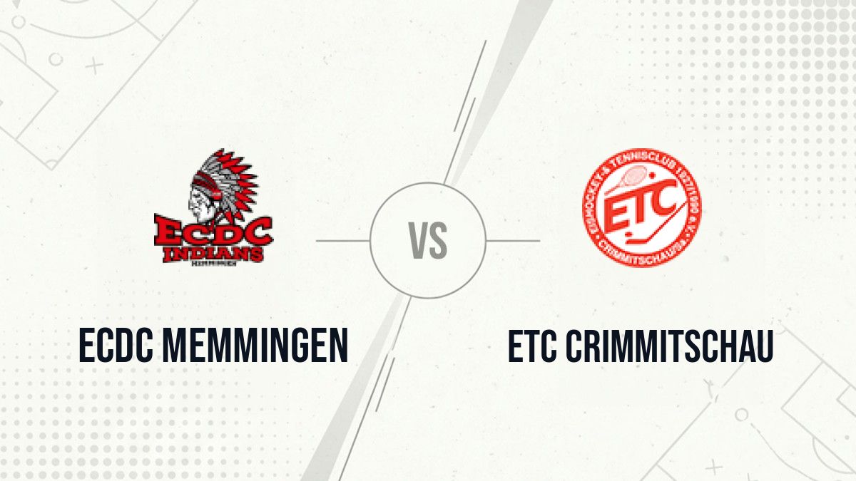 Pronostic ECDC Memmingen ETC Crimmitschau