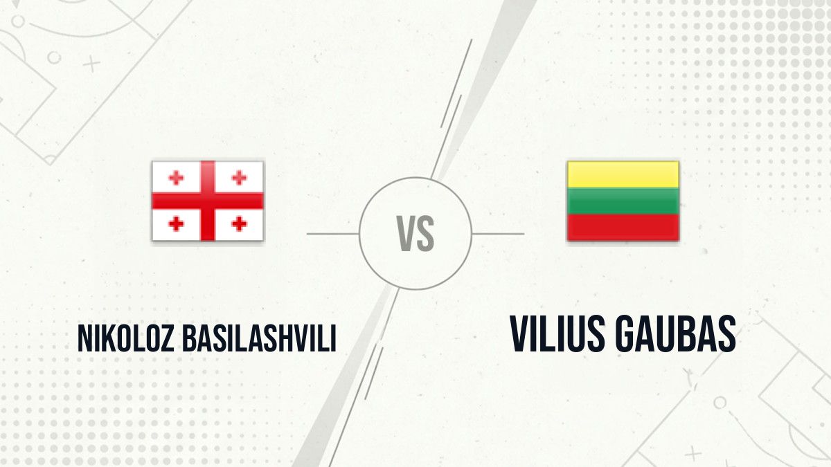 Pronostic Nikoloz Basilashvili Vilius Gaubas