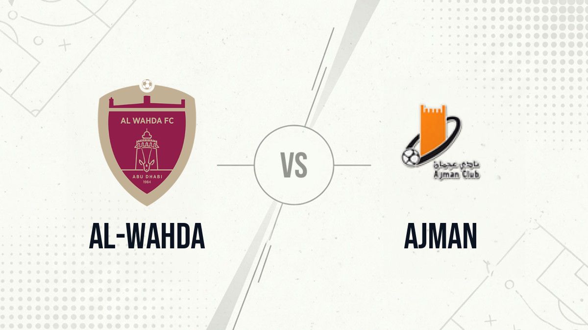 Pronostic Al-Wahda Ajman