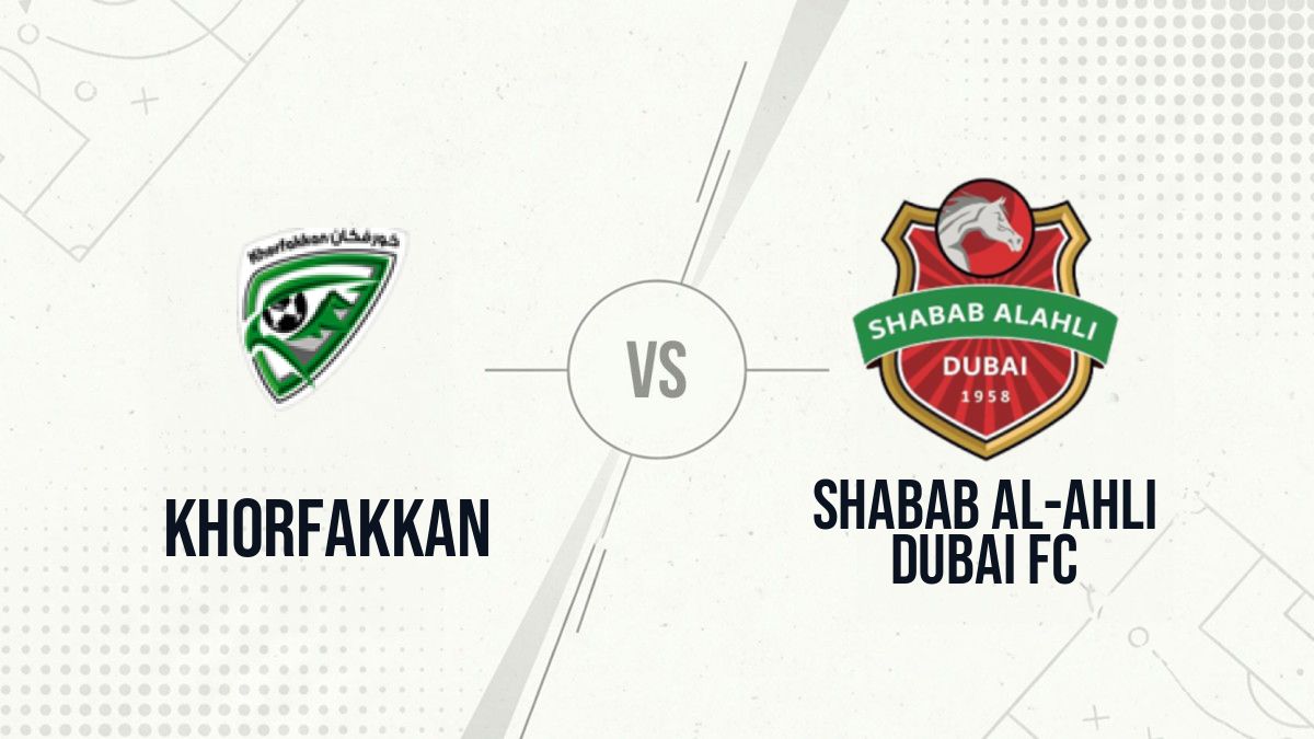 Pronostic Khorfakkan Shabab Al-Ahli Dubai FC