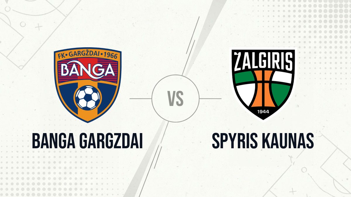Pronostic Banga Gargzdai Spyris Kaunas