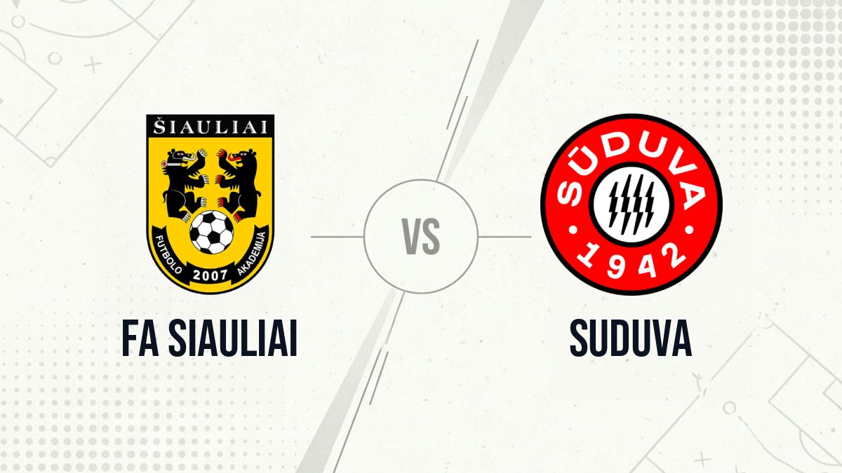 Pronostic FA Siauliai Suduva