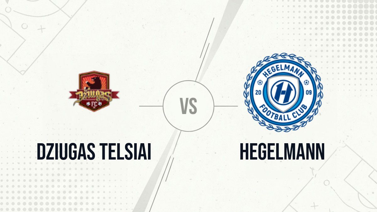 Pronostic Dziugas Telsiai Hegelmann