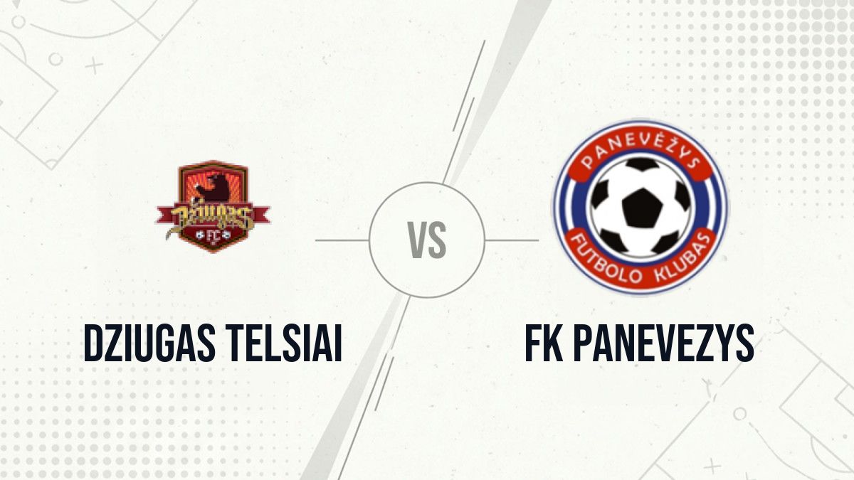 Pronostic Dziugas Telsiai FK Panevezys