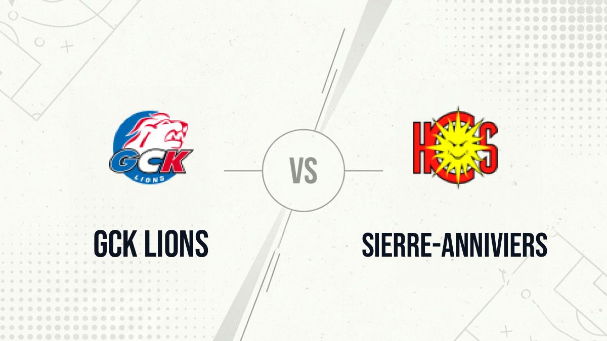 Pronostic GCK Lions Sierre-Anniviers