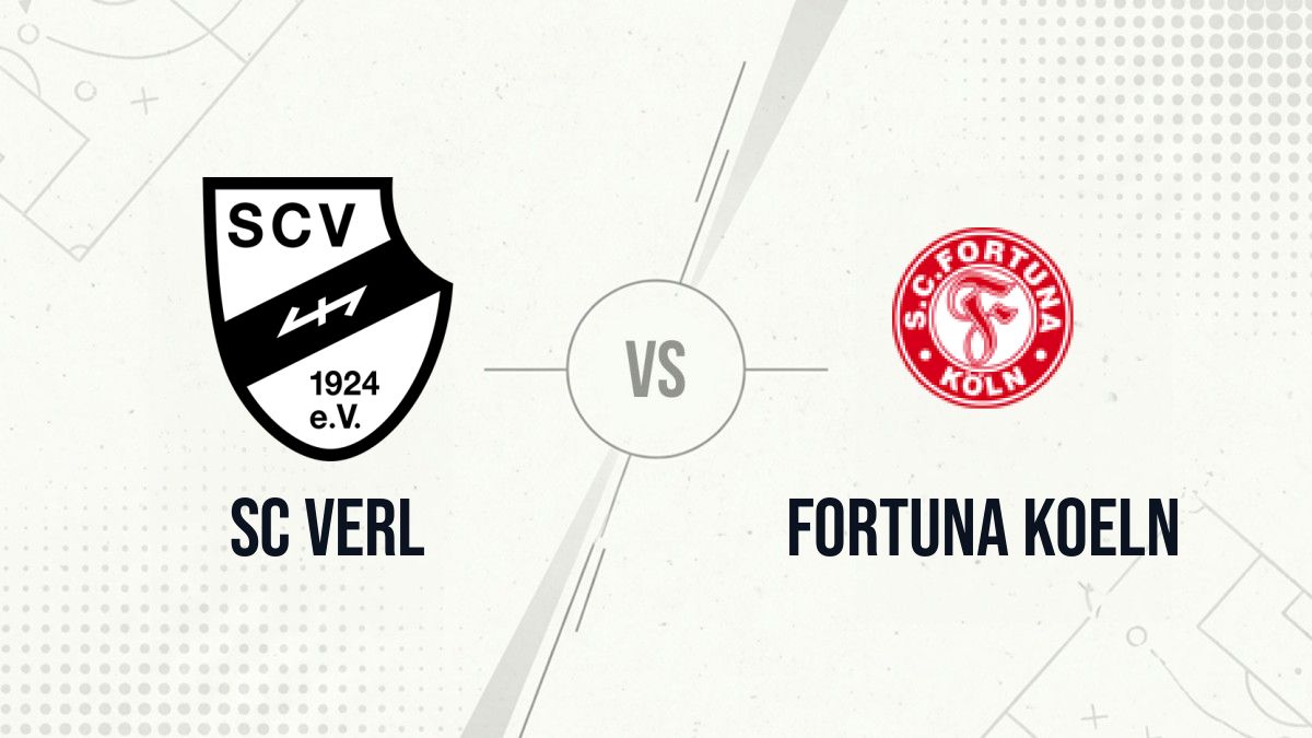 Pronostic SC Verl Fortuna Koeln