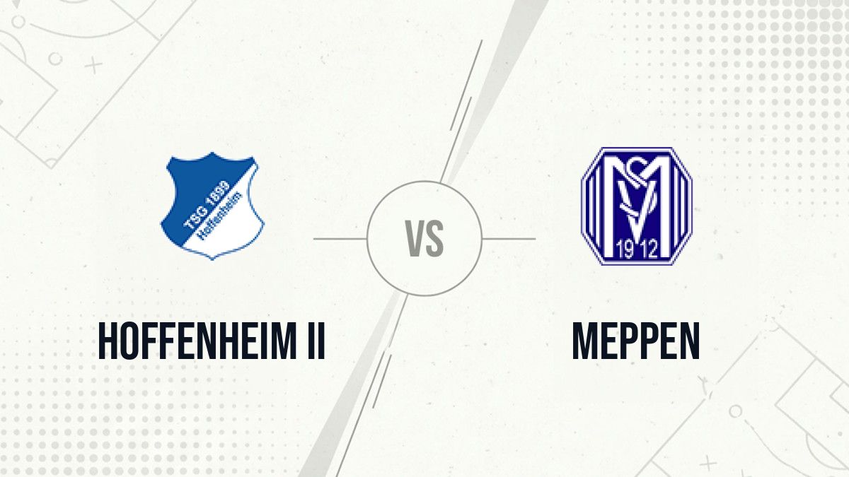 Pronostic Hoffenheim II Meppen