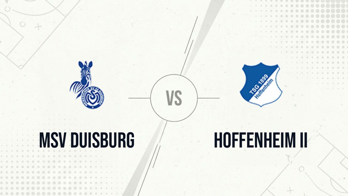 Pronostic MSV Duisburg Hoffenheim II
