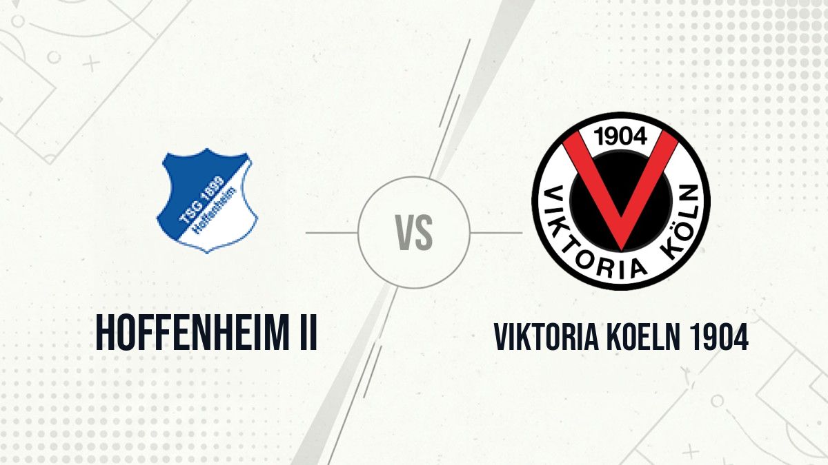 Pronostic Hoffenheim II Viktoria Koeln 1904
