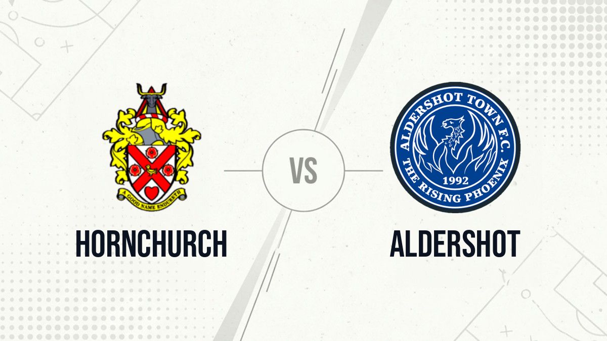 Pronostic Hornchurch Aldershot