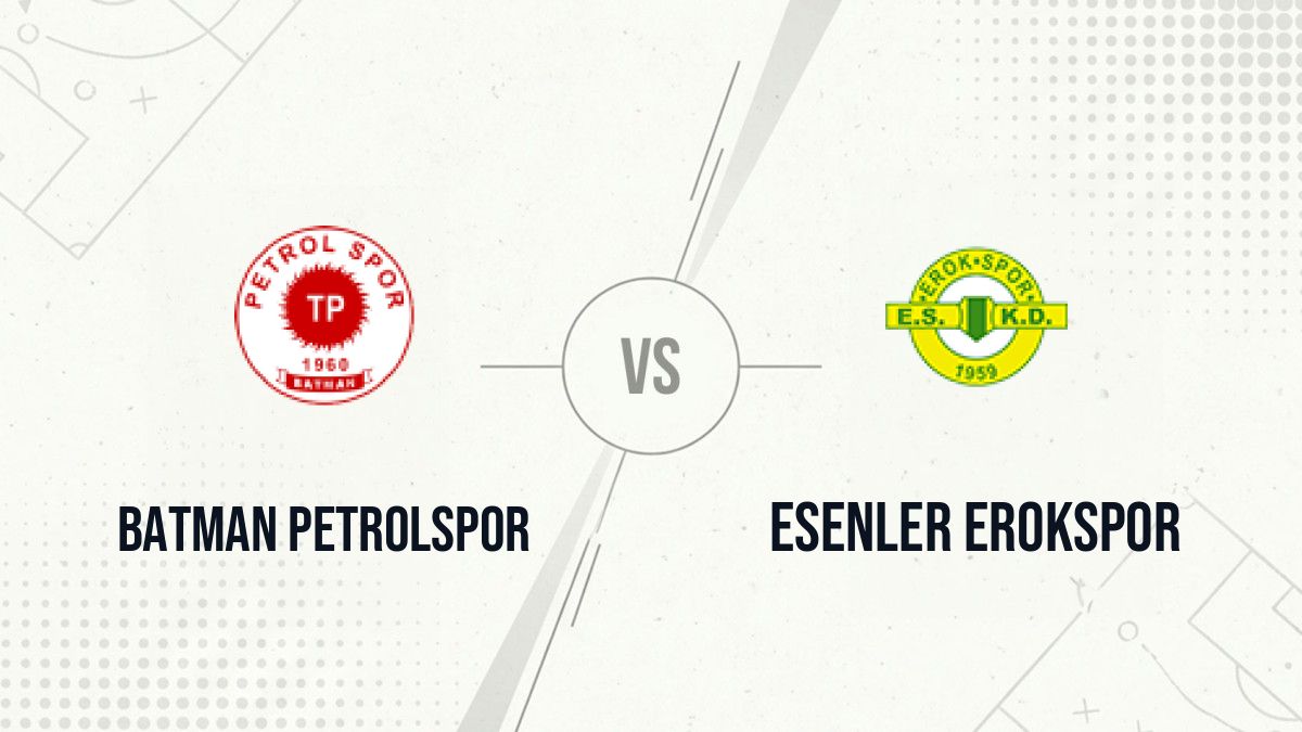 Pronostic Batman Petrolspor Esenler Erokspor