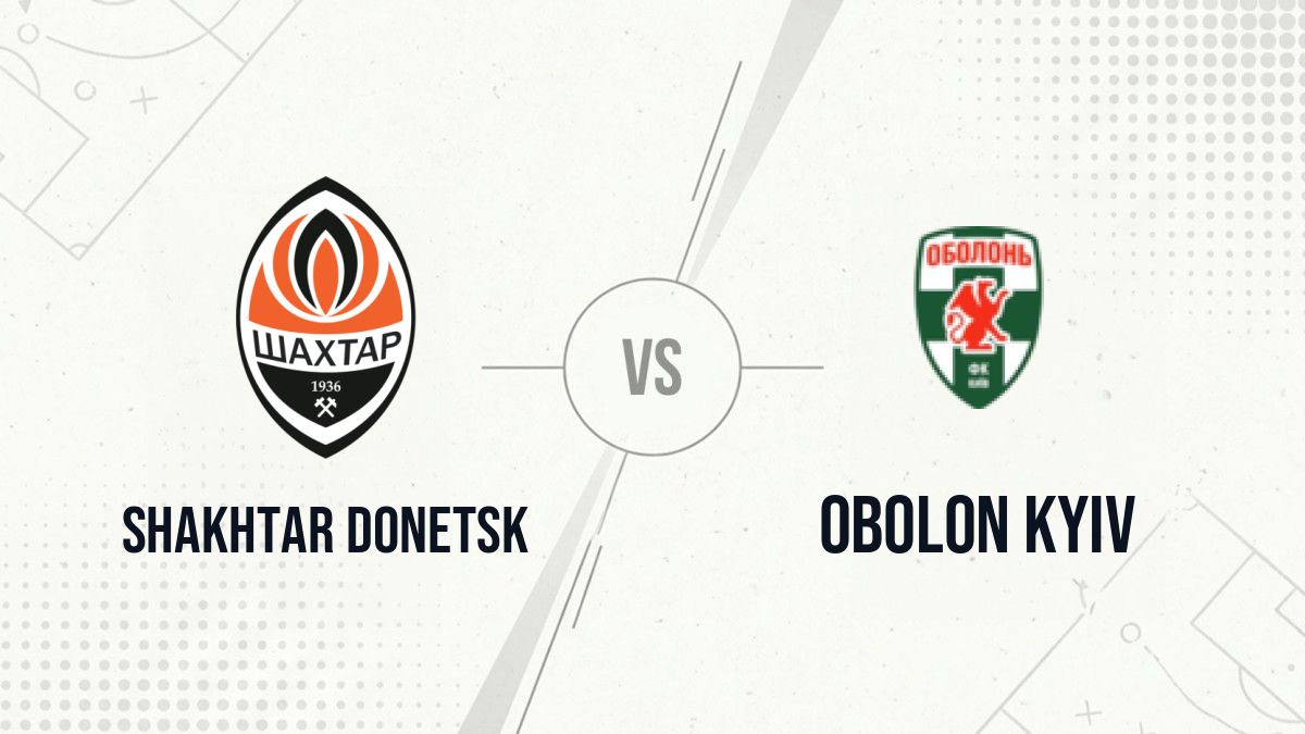 Pronostic Shakhtar Donetsk Obolon Kyiv