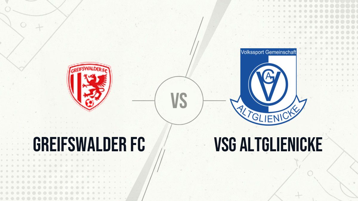 Pronostic Greifswalder FC VSG Altglienicke