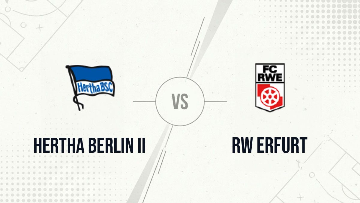 Pronostic Hertha Berlin II RW Erfurt