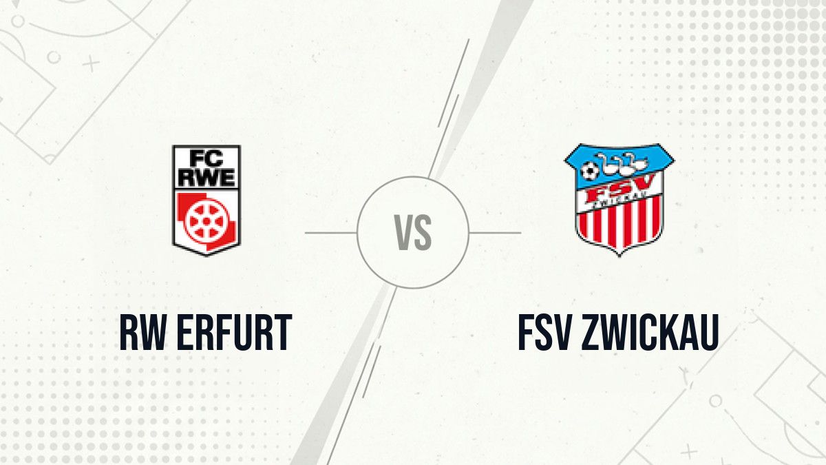 Pronostic RW Erfurt FSV Zwickau