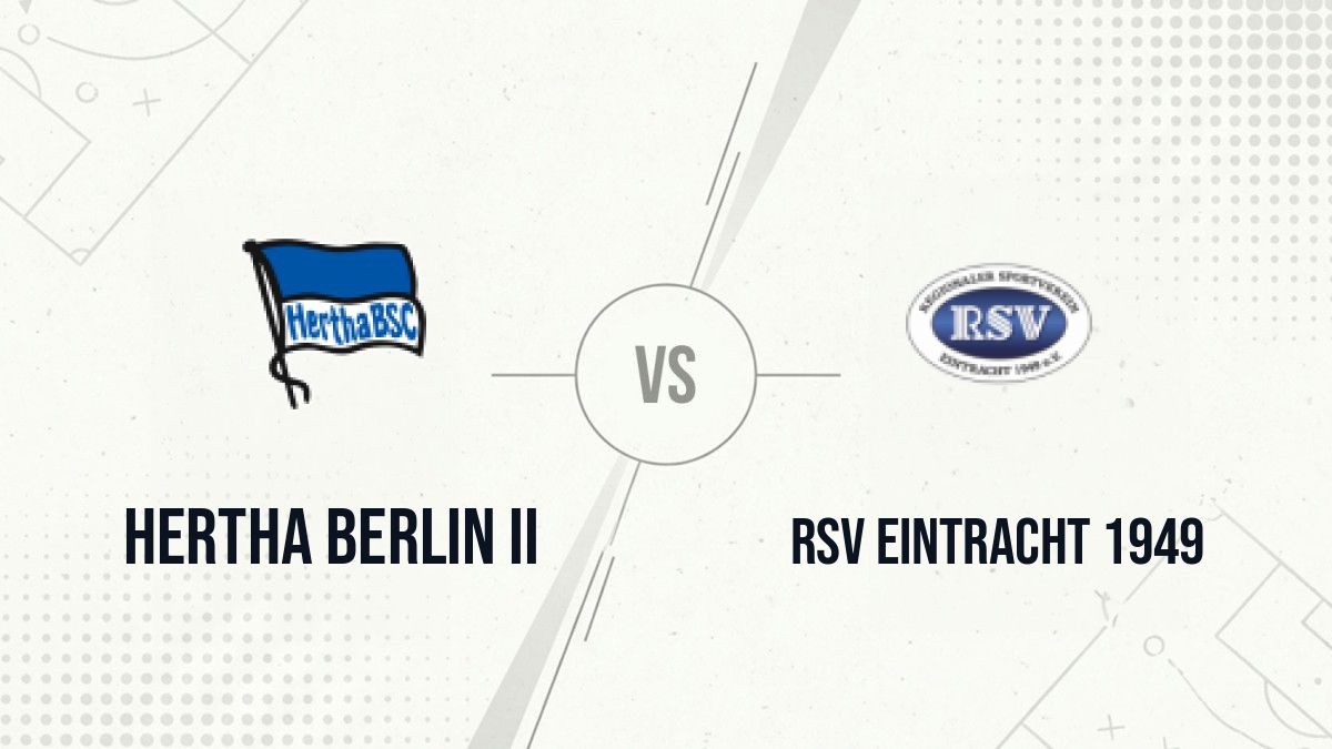 Pronostic Hertha Berlin II RSV Eintracht 1949