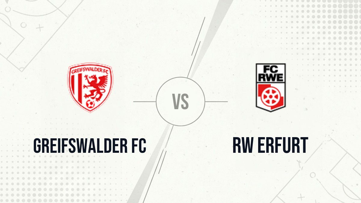 Pronostic Greifswalder FC RW Erfurt