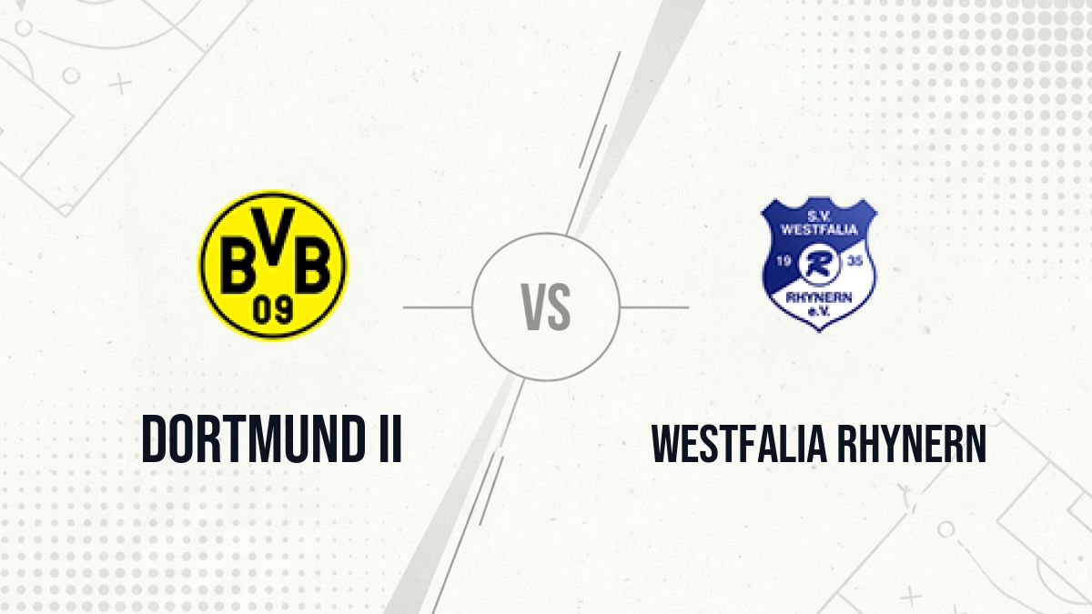 Pronostic Dortmund II Westfalia Rhynern