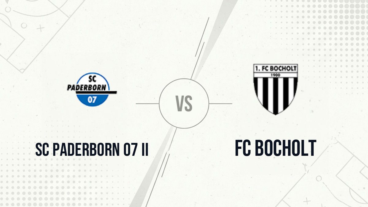 Pronostic SC Paderborn 07 II FC Bocholt