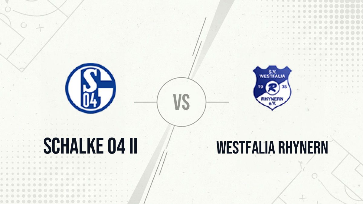 Pronostic Schalke 04 II Westfalia Rhynern