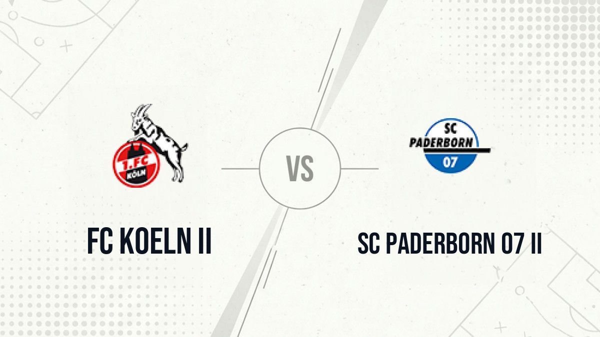 Pronostic FC Koeln II SC Paderborn 07 II