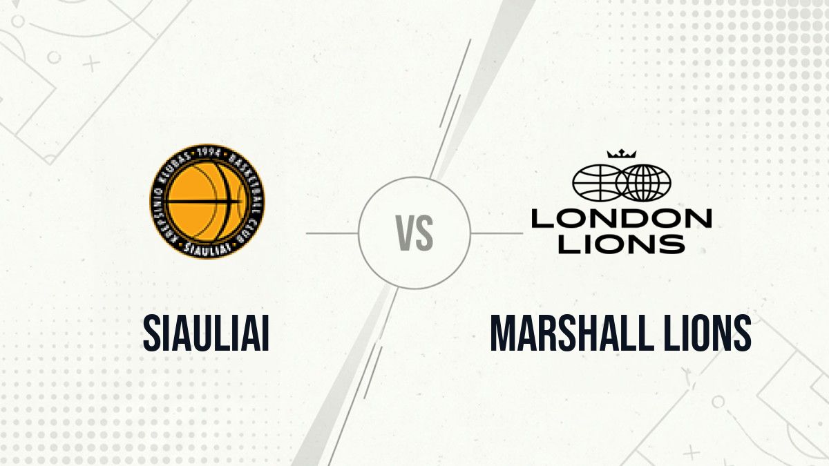 Pronostic Siauliai Marshall Lions