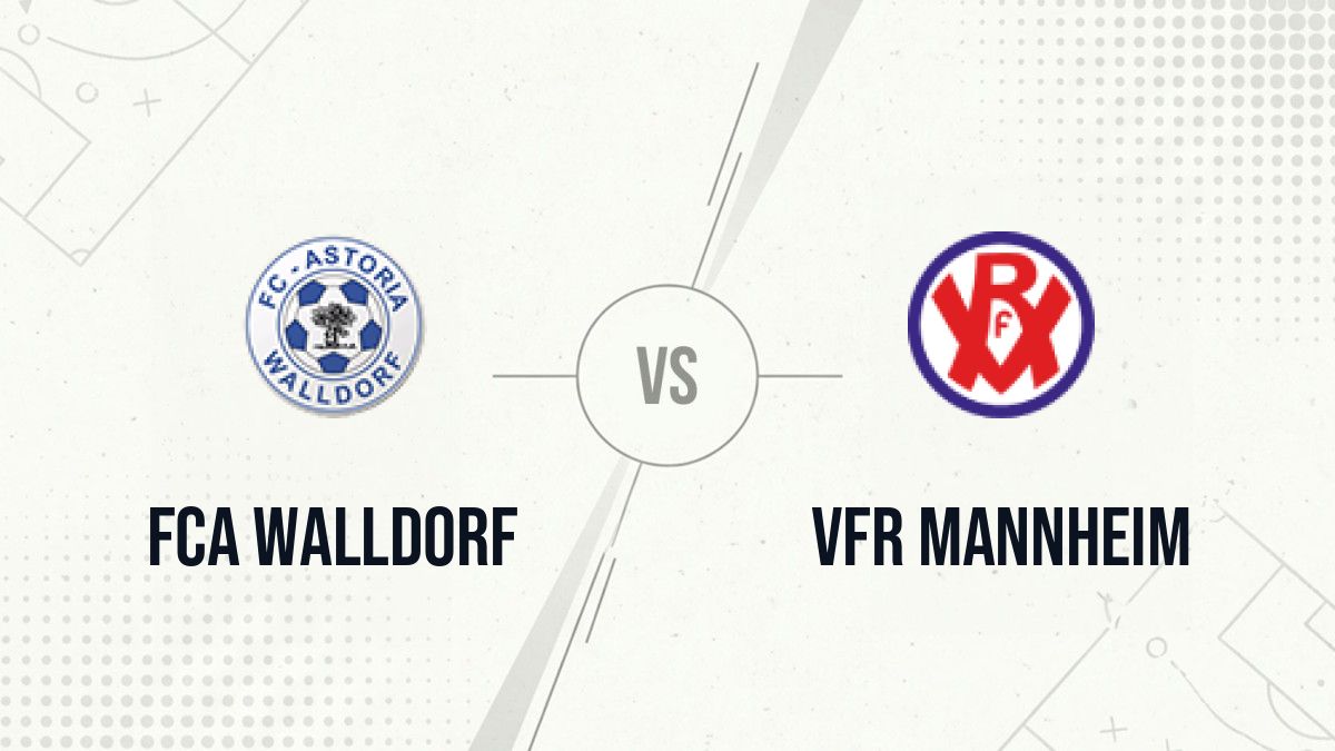 Pronostic FCA Walldorf VfR Mannheim