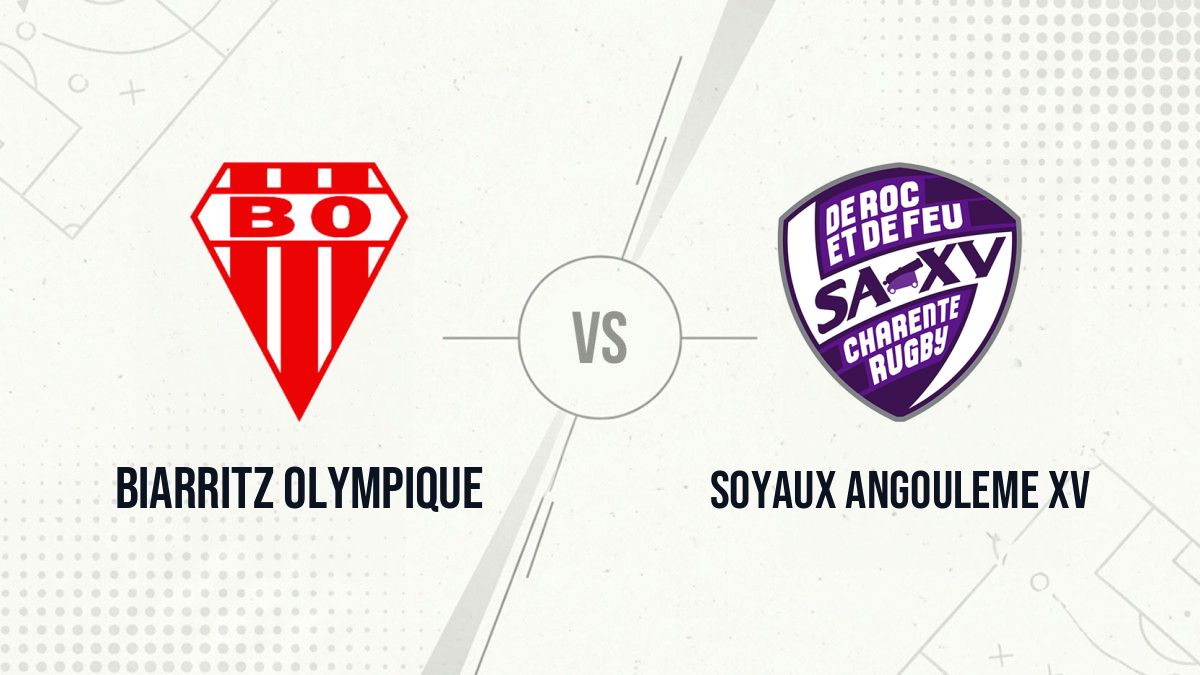 Pronostic Biarritz Olympique Soyaux Angouleme XV