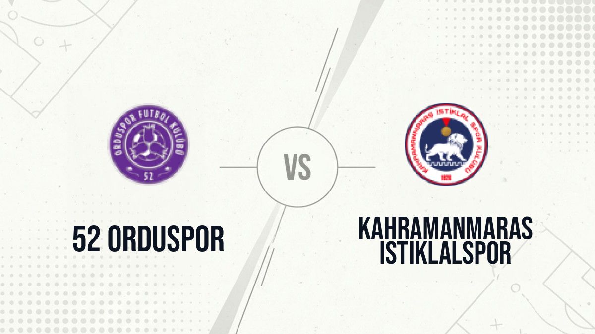 Pronostic 52 Orduspor Kahramanmaras Istiklalspor