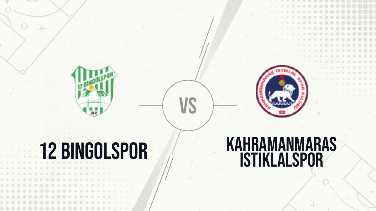 Pronostic 12 Bingolspor Kahramanmaras Istiklalspor