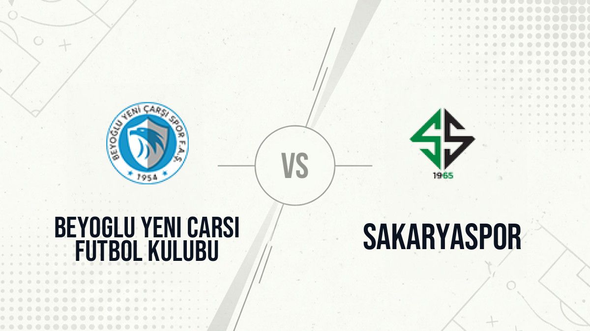 Pronostic Beyoglu Yeni Carsi Futbol Kulubu Sakaryaspor