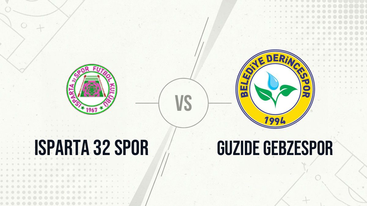Pronostic Isparta 32 Spor Guzide Gebzespor