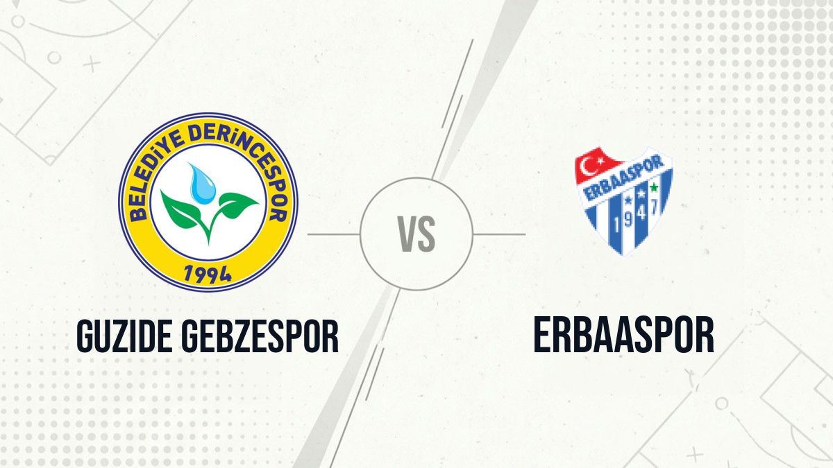 Pronostic Guzide Gebzespor Erbaaspor
