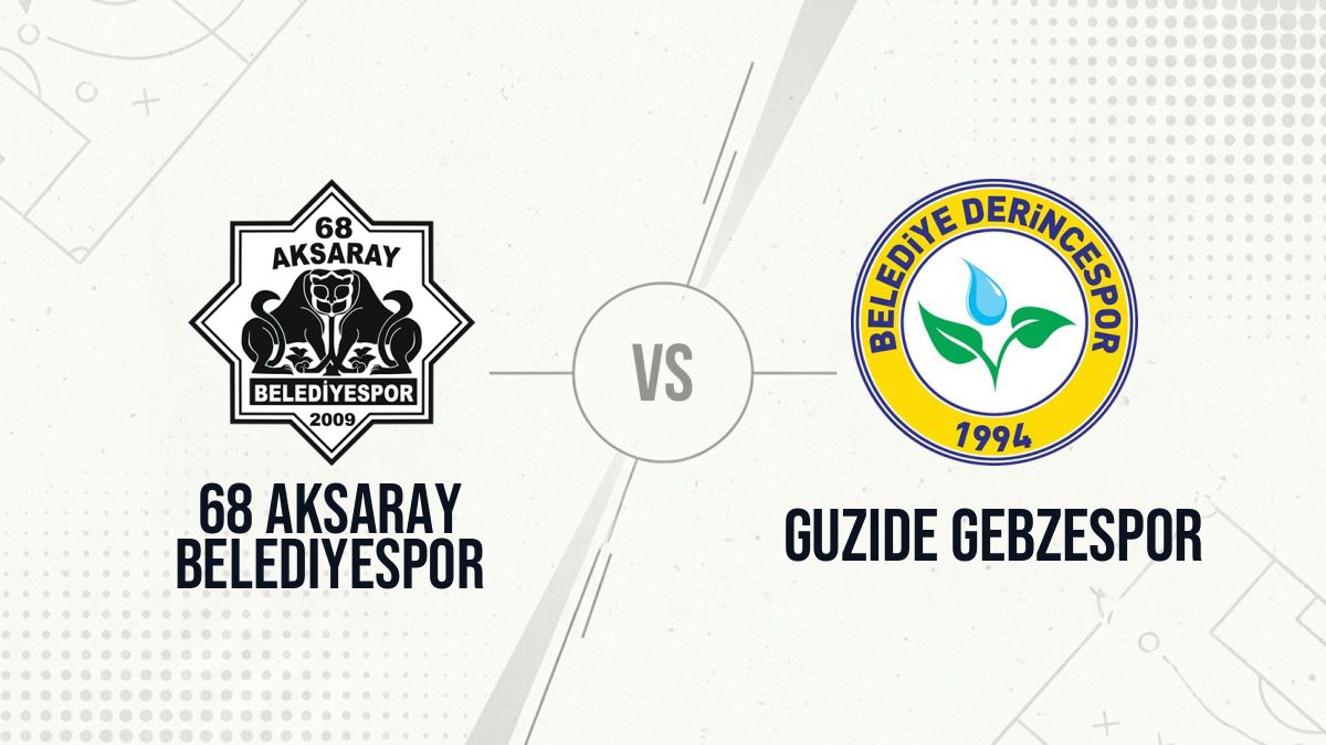 Pronostic 68 Aksaray Belediyespor Guzide Gebzespor