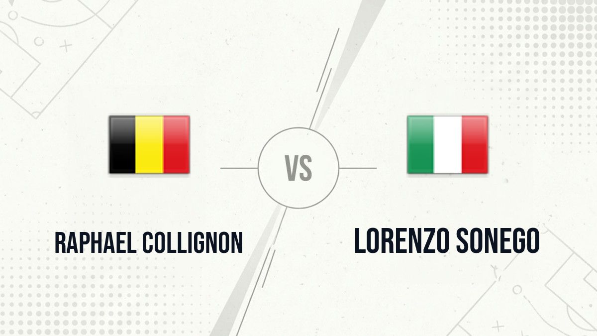 Pronostic Raphael Collignon Lorenzo Sonego