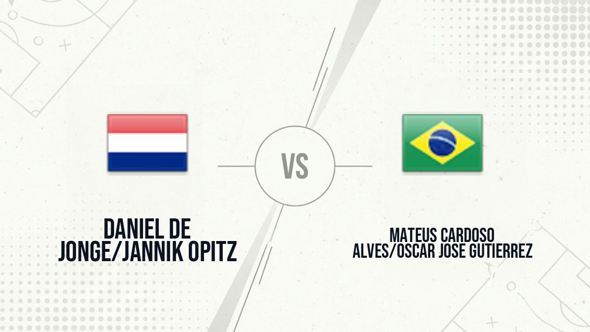 Pronostic Daniel de Jonge/Jannik Opitz Mateus Cardoso Alves/Oscar Jose Gutierrez