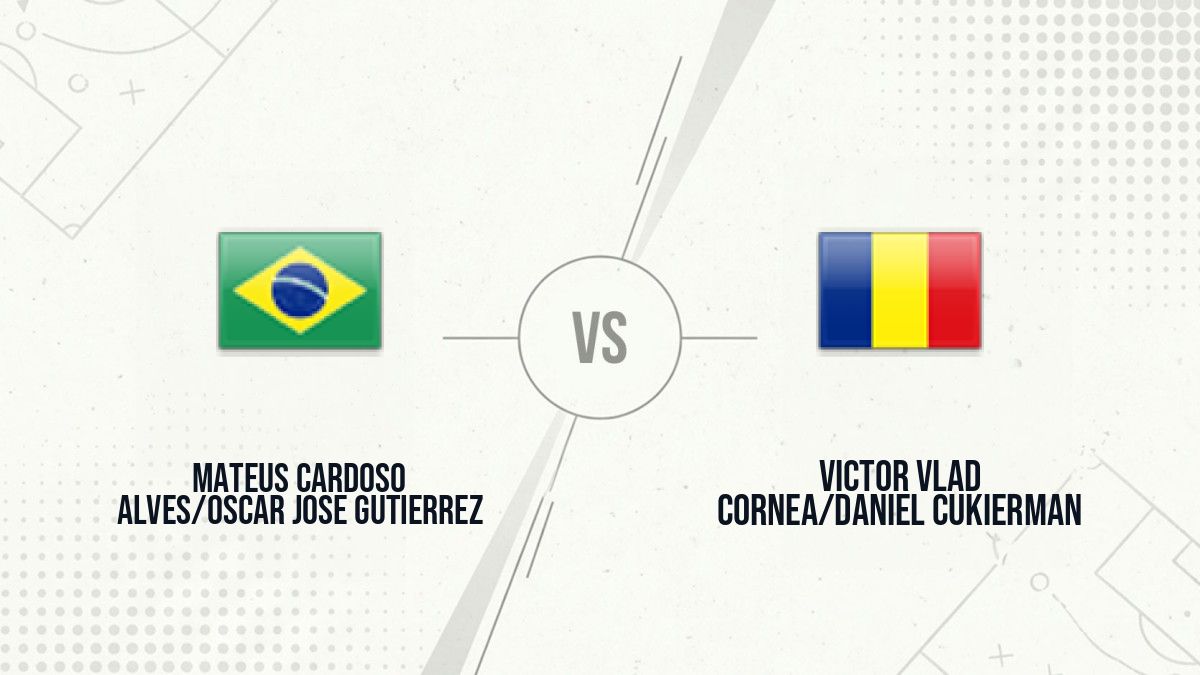Pronostic Mateus Cardoso Alves/Oscar Jose Gutierrez Victor Vlad Cornea/Daniel Cukierman