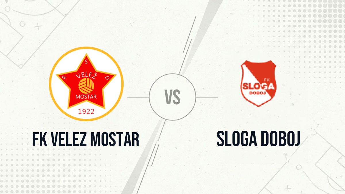 Pronostic FK Velez Mostar Sloga Doboj