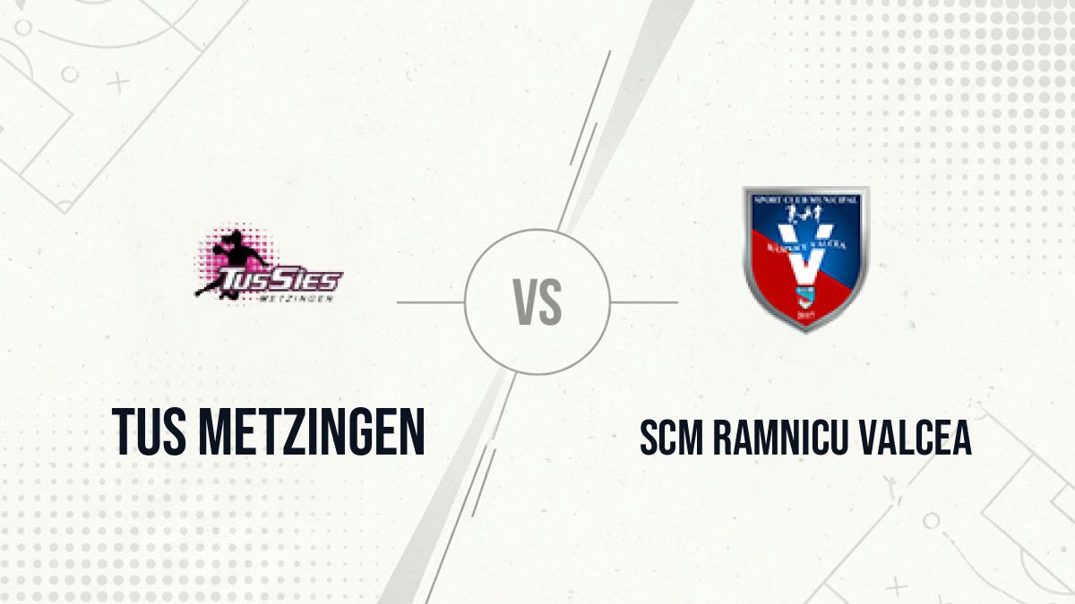 Pronostic TuS Metzingen SCM Ramnicu Valcea