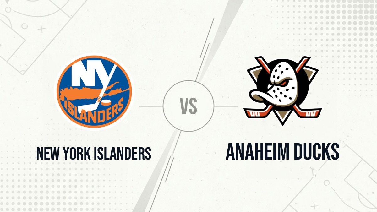 Pronostic New York Islanders Anaheim Ducks