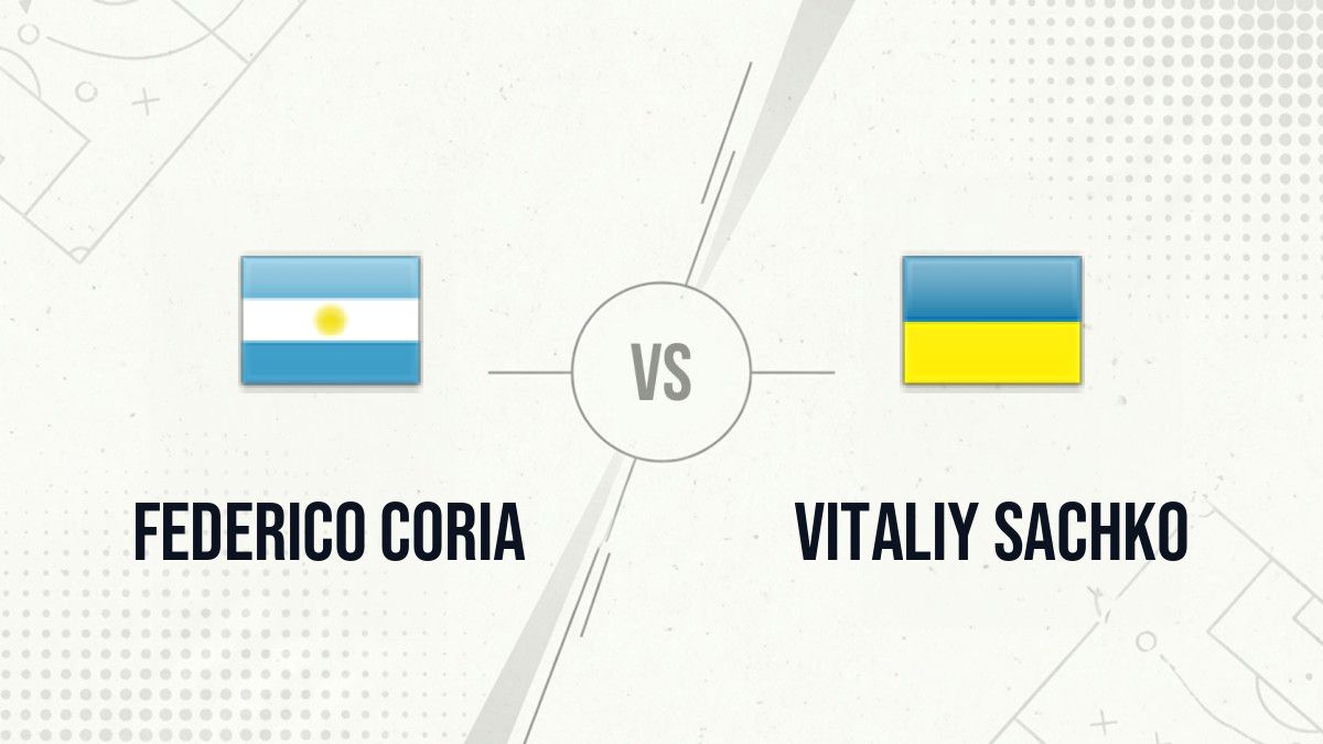 Pronostic Federico Coria Vitaliy Sachko