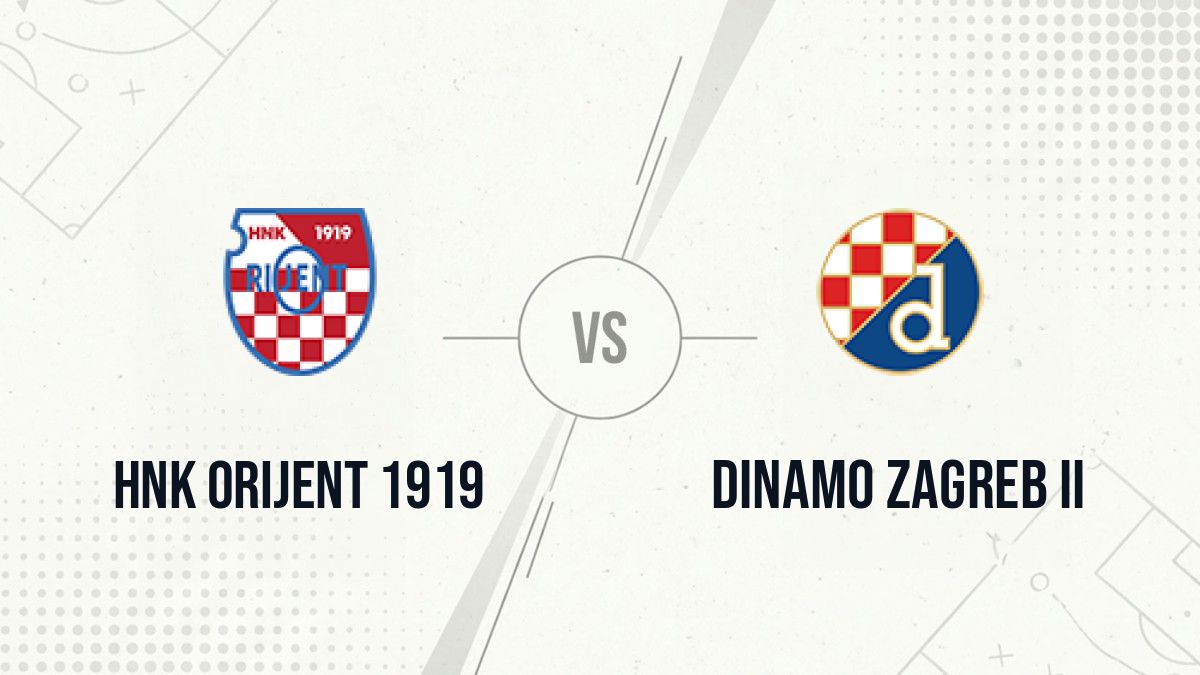 Pronostic HNK Orijent 1919 Dinamo Zagreb II