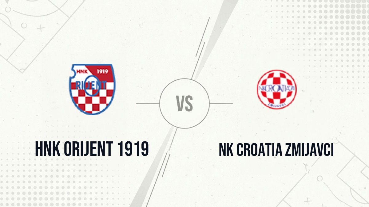 Pronostic HNK Orijent 1919 NK Croatia Zmijavci