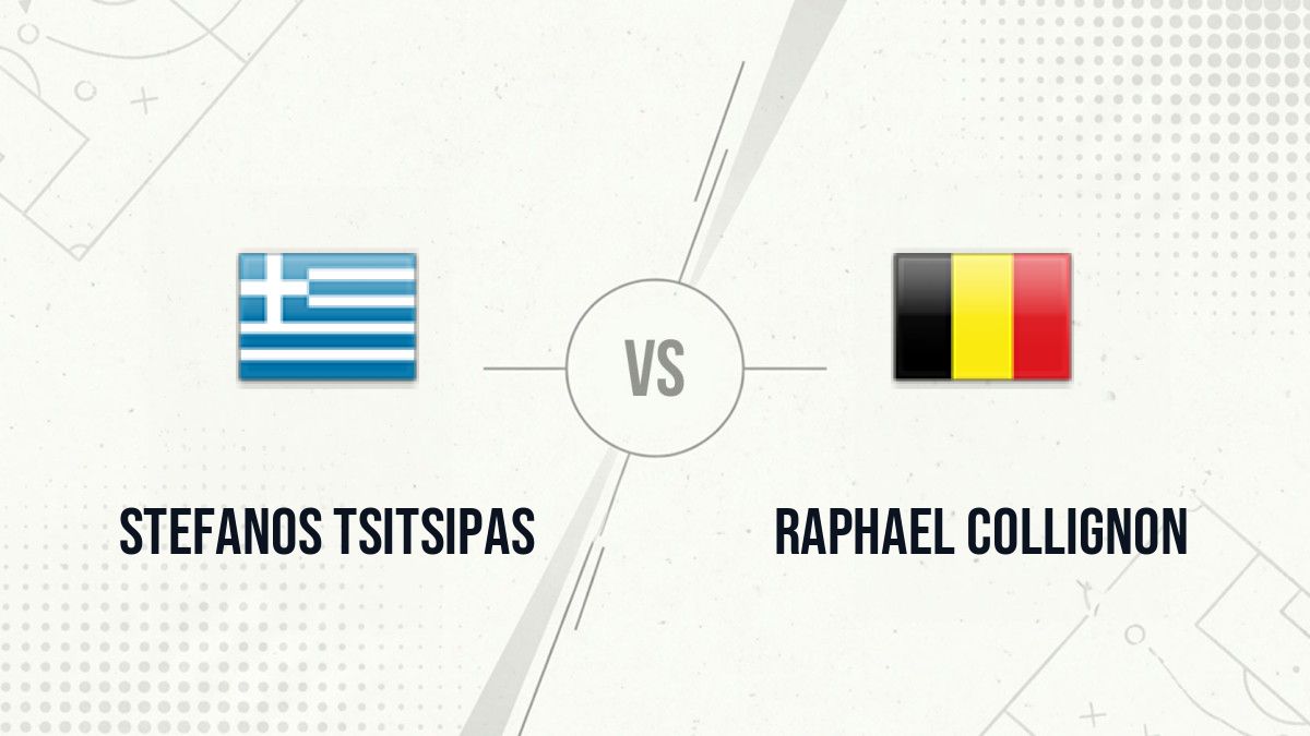 Pronostic Stefanos Tsitsipas Raphael Collignon