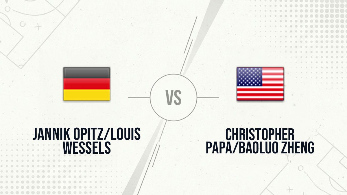 Pronostic Jannik Opitz/Louis Wessels Christopher Papa/Baoluo Zheng