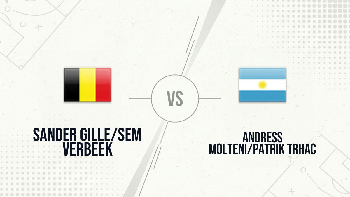 Pronostic Sander Gille/Sem Verbeek Andress Molteni/Patrik Trhac